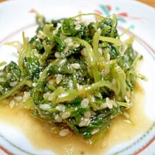 大根菜の味噌ゴマ炒め